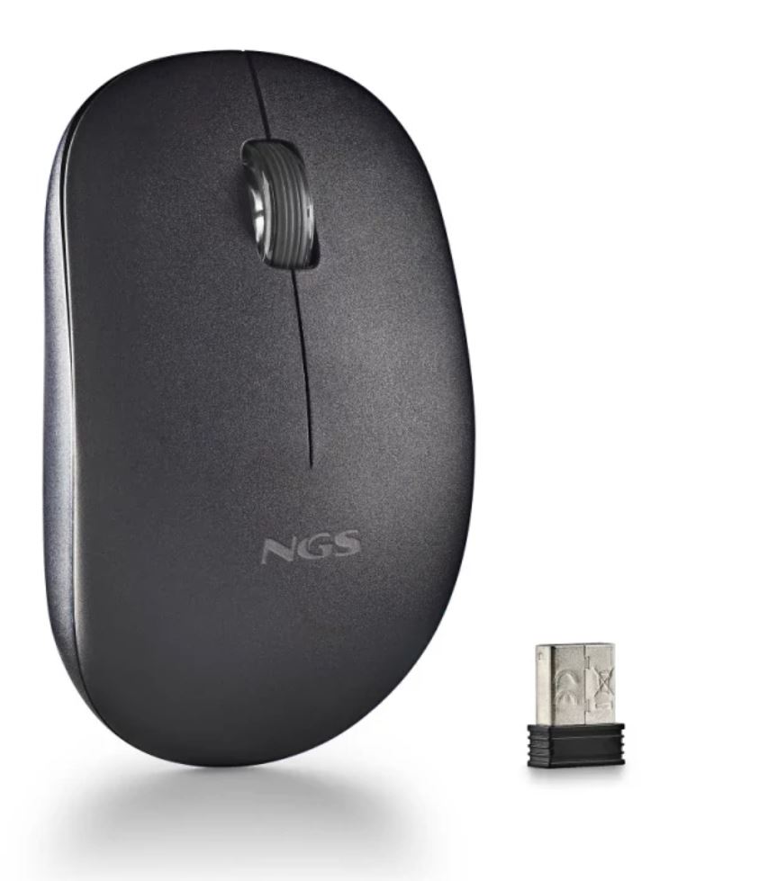 Rato Wireless NGS Fog Pro Preto