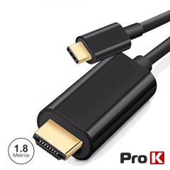 CABO USB-A 2,0 MAC./USB-C MAC. 1,8M