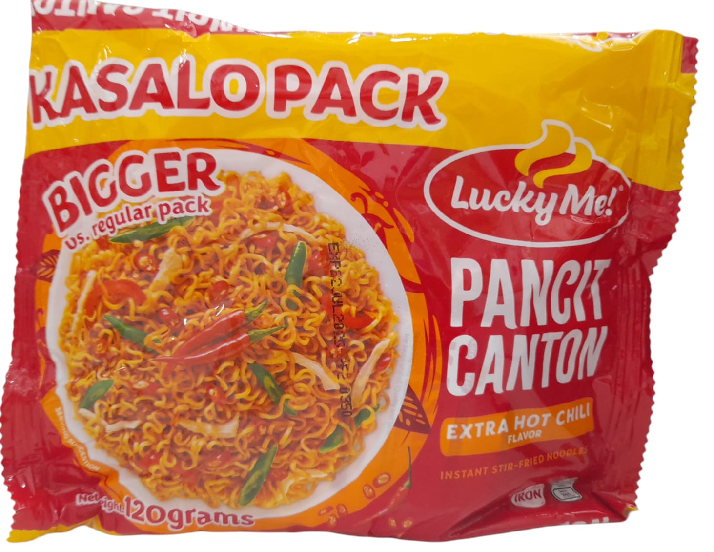 LUCKY ME PANCIT CANTON EXTRA HPT CHILI FLAVOR 120G