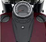 CONJUNTO DE TAMPAS DE DEPÓSITO EMBUTIDAS ESQUERDA E DIREITA PRETO