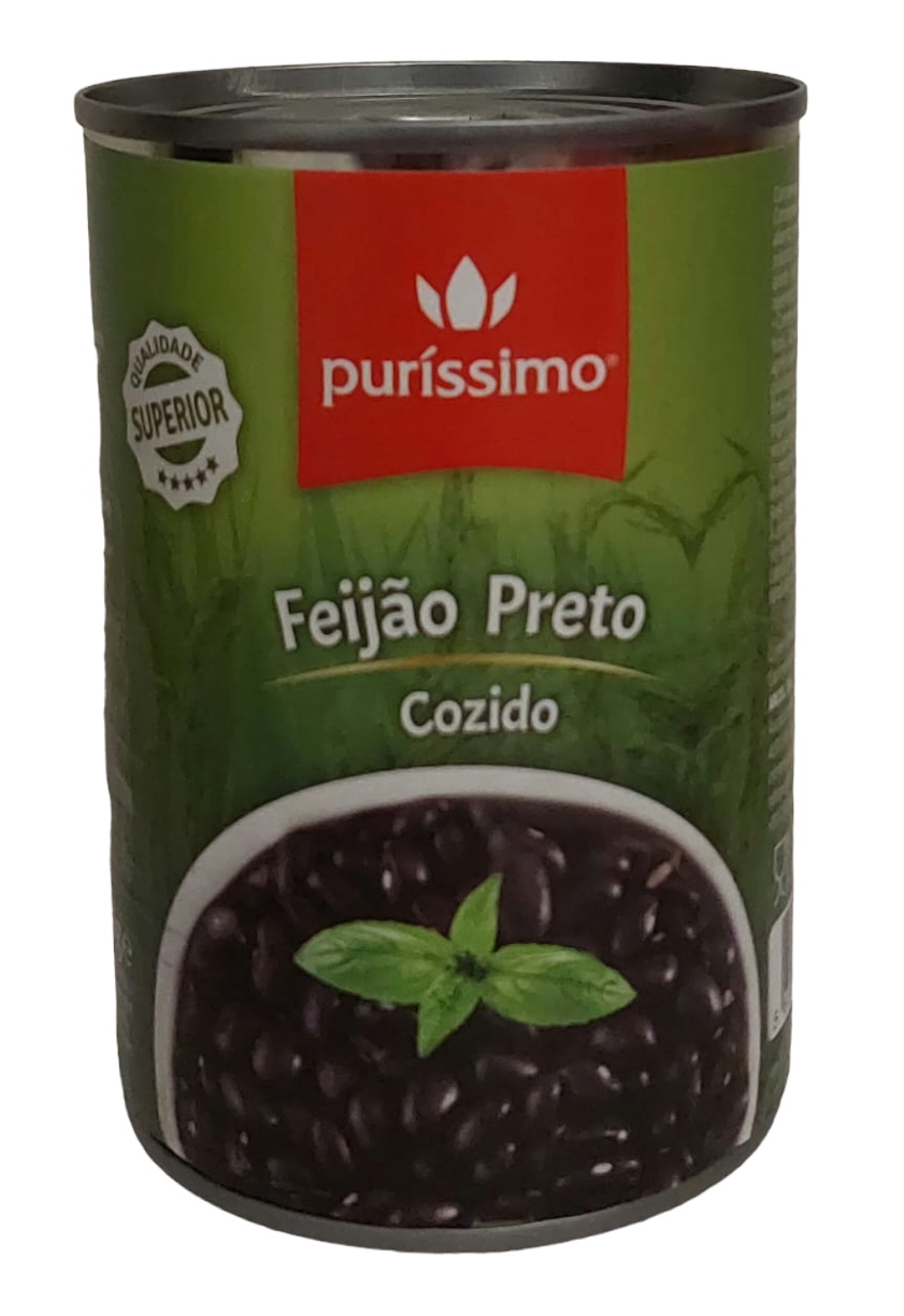 FEIJÃO PRETO LATA 425GR