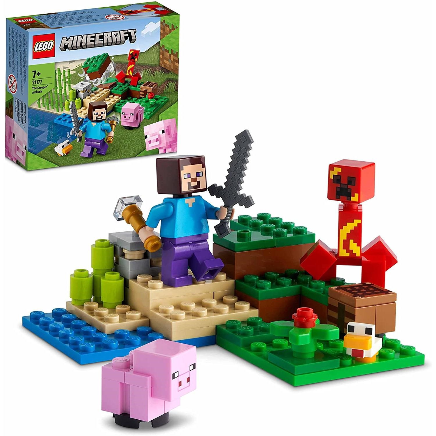 LEGO MINECRAFT A EMBOSCADA DO CREEPER