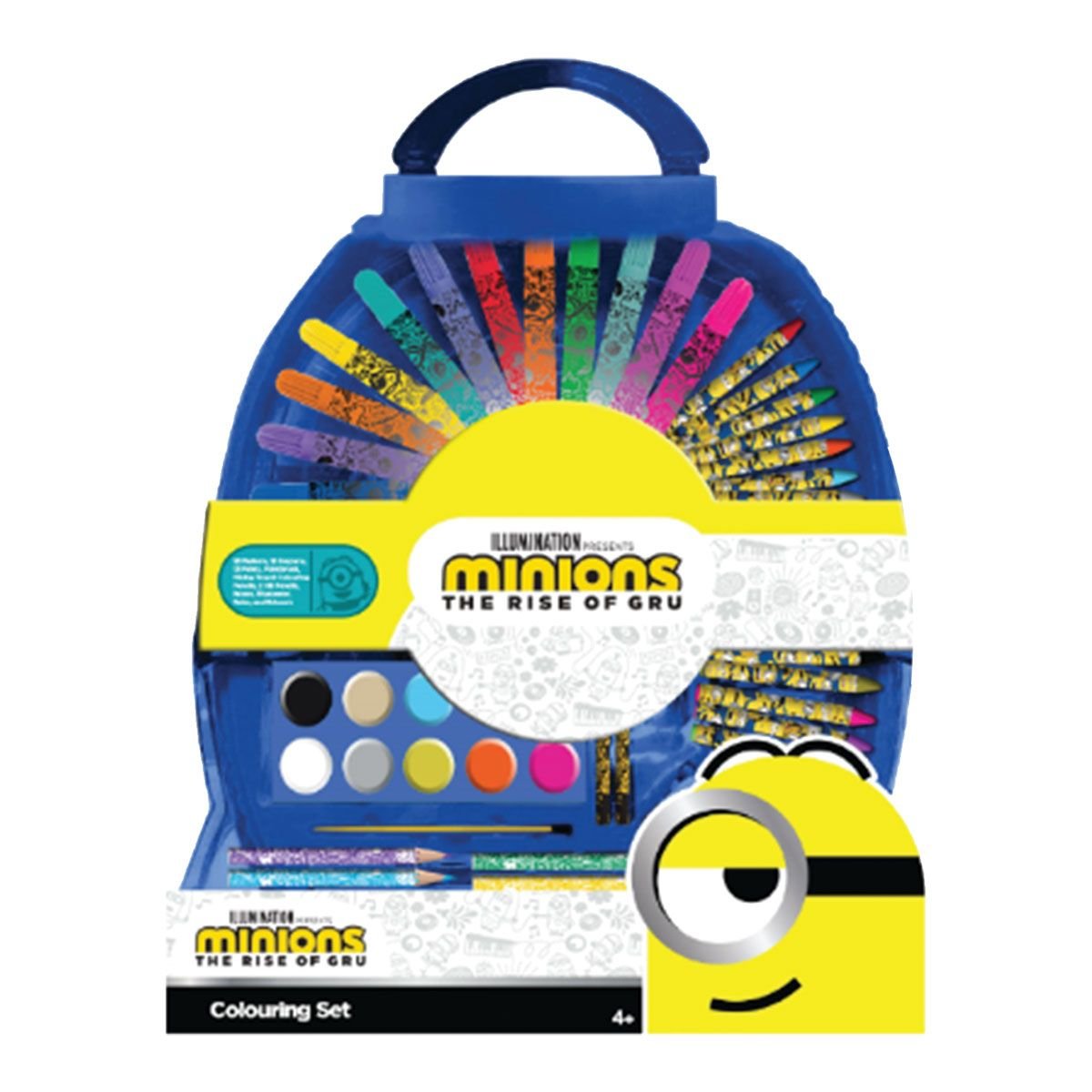 MINIONS  COLOURING SET COLORIR 50 PEÇAS