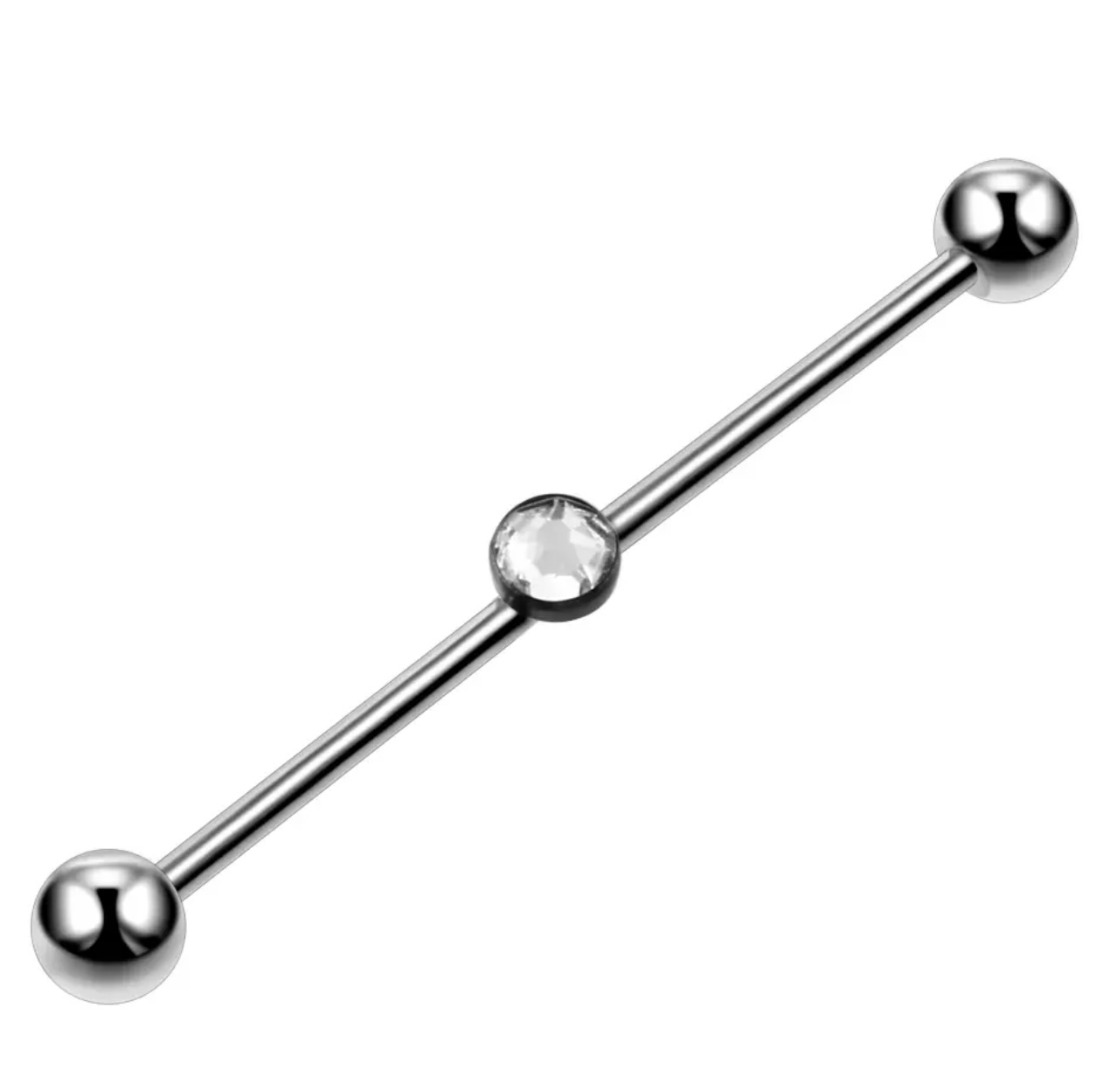 Piercing transversal zircônia 38mm