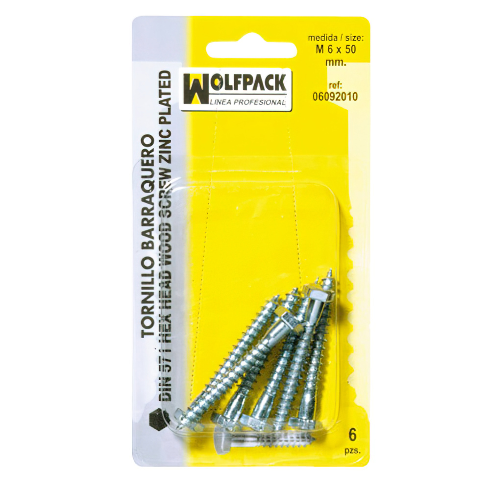 BLISTER TIRAFON DIN571 6X60 5PZ