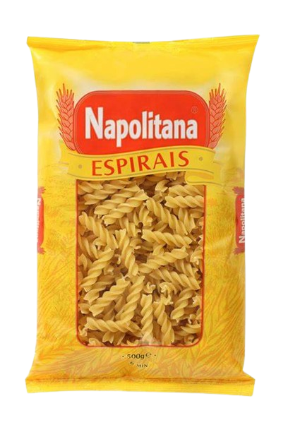 MASSA ESPIRAIS NAPOLITANA 500GR