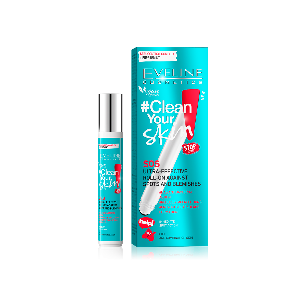 Eveline #CleanYourSkin Ultra-Efective Roll-On 15ML 