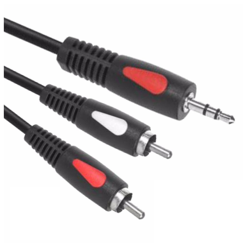 Cabo jack 3.5 macho ST/2-RCA mach 3M