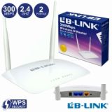 Router wifi 2 antenas 802.11B/G/N 300MBPS 4 portas WPS LB-Link