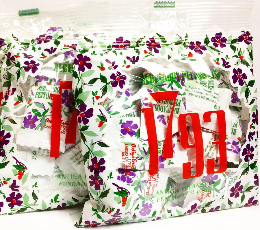 Rebuçados Peitorias 1973 emb 80 grs