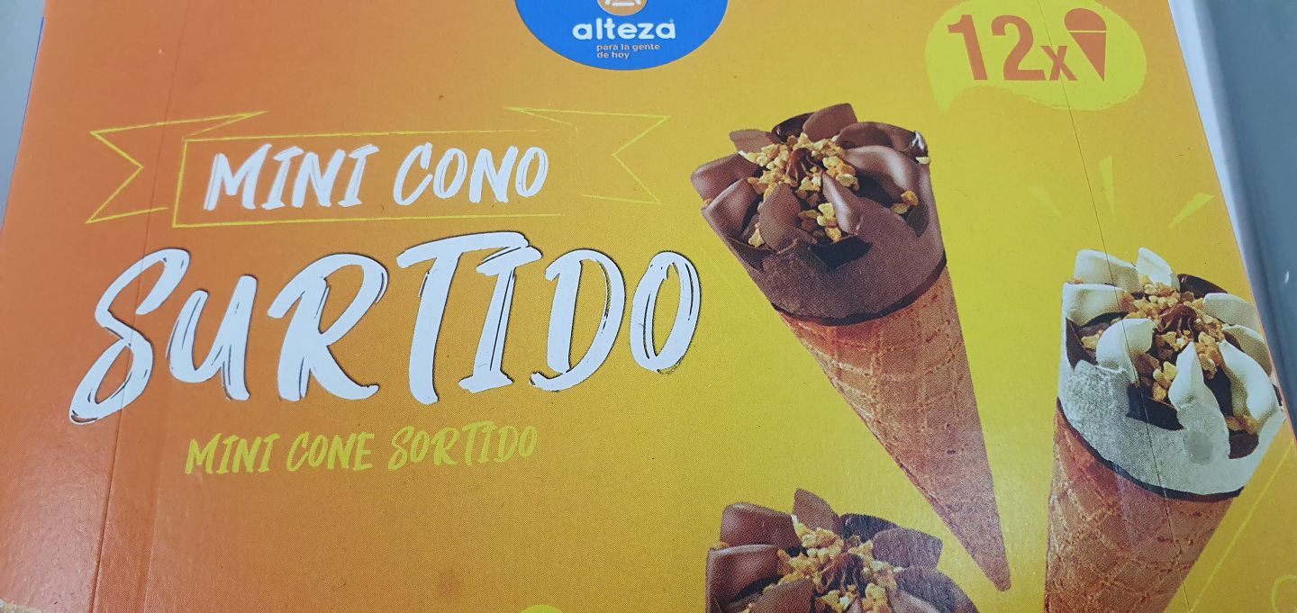 GELADO ALTEZA MINI CONE SORTIDO