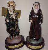 Estatueta : Santa Rita e Santa Lucia