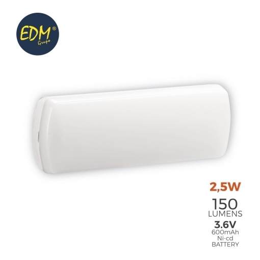 ARMADURA EMERGENCIA LED 150 LUM 2,5W 5 LEDS