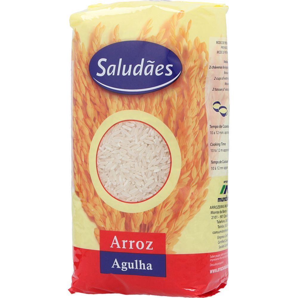 ARROZ AGULHA SALUDAES 1KG