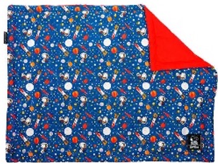 Dog Bed Mat, color red, Snoopy Astronaut - M