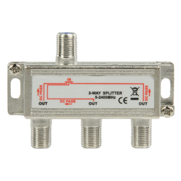 Repartidor F de 3 vias 2500MHZ