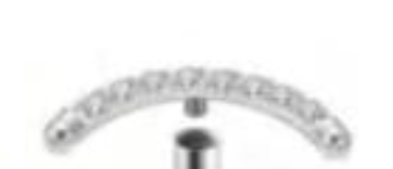 Piercing Lua com brilho