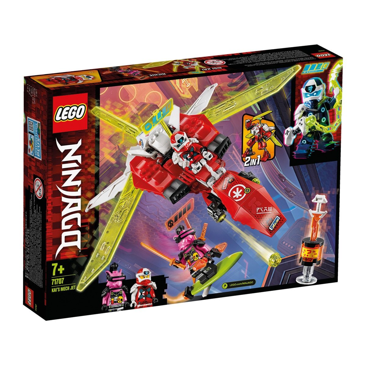 Lego ninjago Avião jato robo do kai