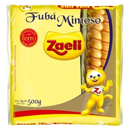 FUBÁ MIMOSO ZAELI 500G