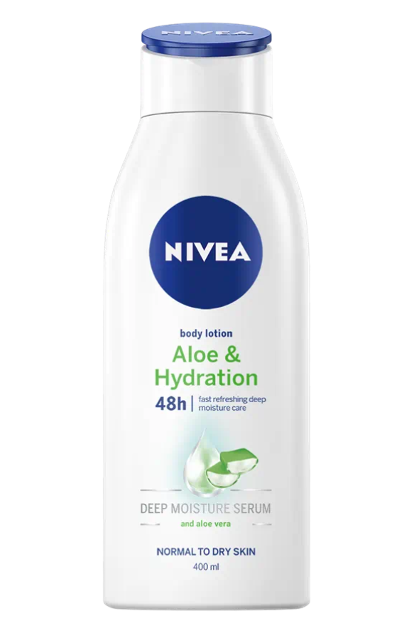 NIVEA LOÇÃO 400ML ALOE & HYDRATION