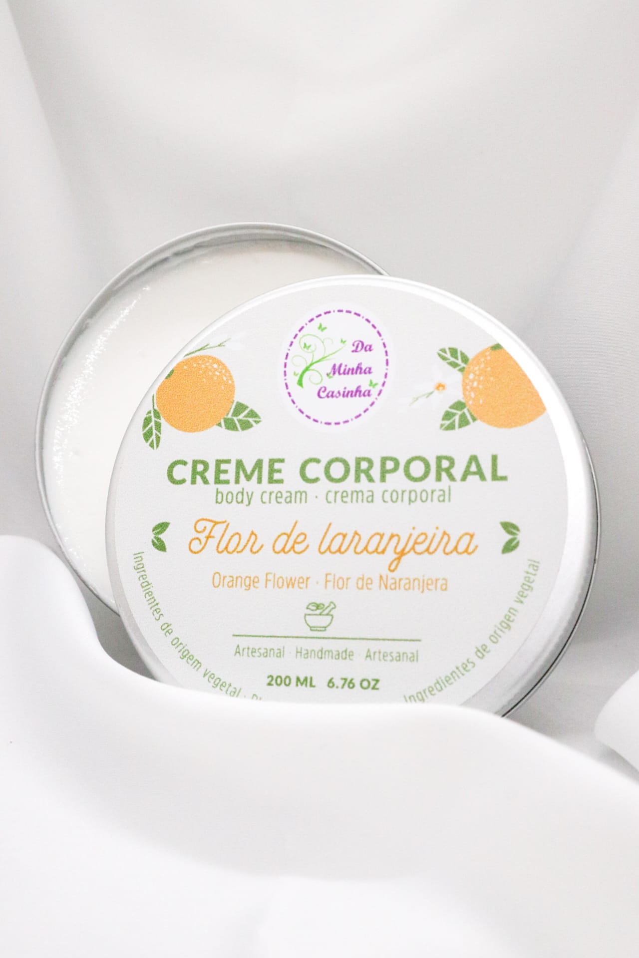 Creme Corpo Flor Laranjeira 200ml - Da Minha Casinha