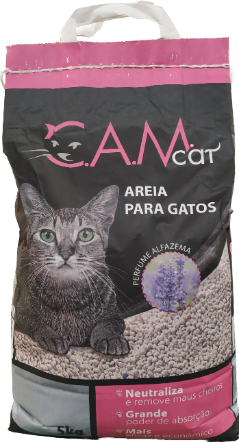 AREIA P/ GATO ALFAZEMA CAMCAT 5Kg