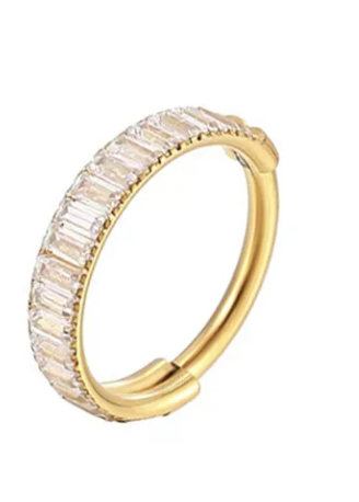 Argola MonteCarlo 10mm - Titanium Gold