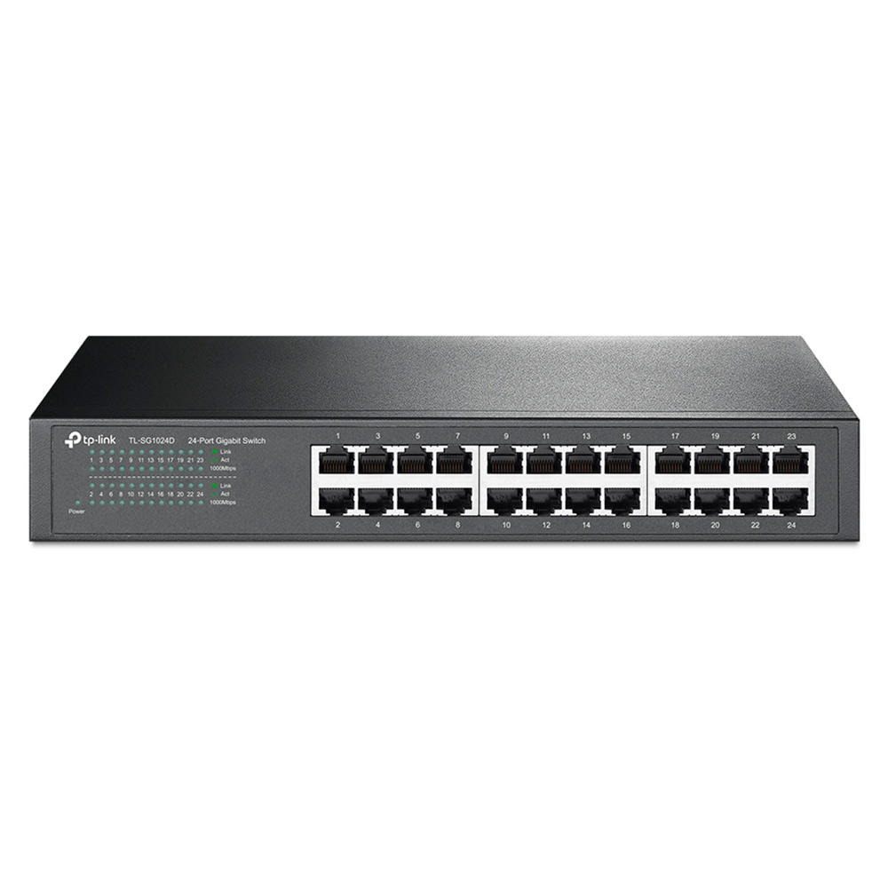Switch 24P Gigabit 10/100/1000Mbps para Desktop/Rack - TP-Link TL-SG1024D