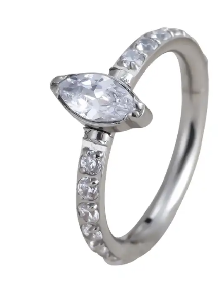 Argola Diamante Luanda 10mm