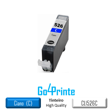 Tinteiro jato tinta - ciano - para Canon CLI526C - 9 ml