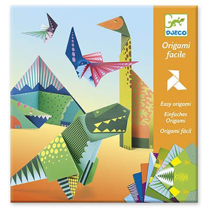 JOGO DE ORIGAMI FÁCIL - DINOSSAUROS - JOGO DE ORIGAMI FÁCIL