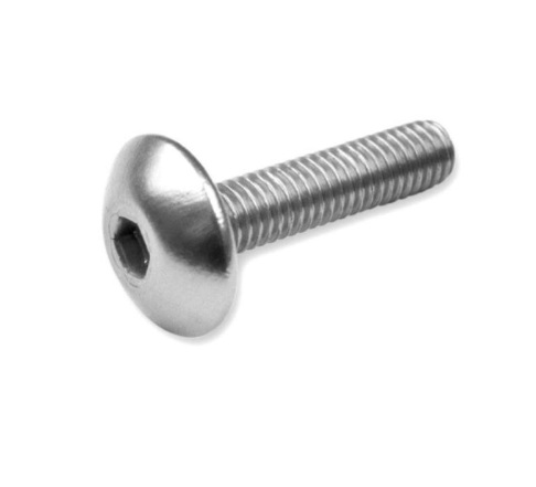 PARAFUSO EM INOX C/CABEÇA SEXTAVADA EXT. 8x45