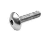 PARAFUSO EM INOX C/CABEÇA SEXTAVADA EXT. 8x45