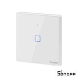 Interruptor smart WiFi+RF e touch em vidro de encastrar - Sonoff T2EU1C-TX