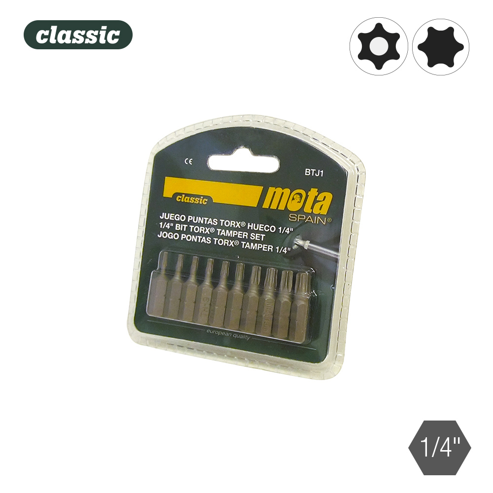 Jogo Pontas TORX 25mm-10 PEÇAS BTJ1