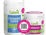 CANVIT Chondro Super For Dogs 230g (+25kg) 80 pastilhas + Canvit Immuno 100gr Grátis