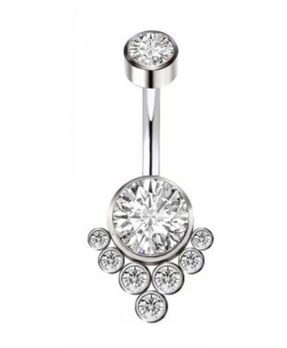 Piercing Umbigo Luxo 7CZ