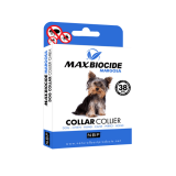 MaxBiocide Coleira Antiparasitária natural – Cães Pequenos 38cm