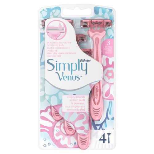 GILLETTE SIMPLY VENUS 4 LÂMINAS