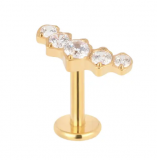 Piercing Cluster Marquise 5 Gold