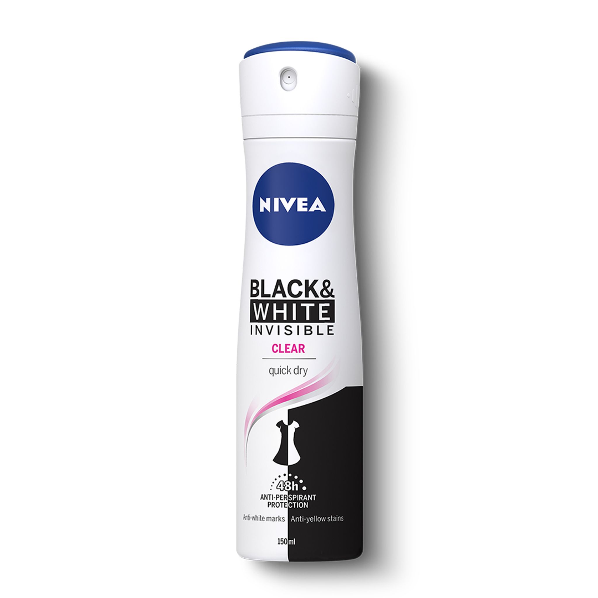 DEO SPR INV B&W SS NIVEA 150ML