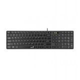 TECLADO GENIUS SLIMSTAR 126 C/FIO PRETO