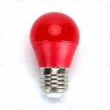 Lampada led 4W E27 esferica vermelha