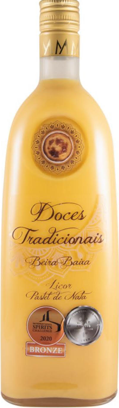 LICOR DE PASTEL DE NATA DOCES TRADICIONAIS GARRAFA