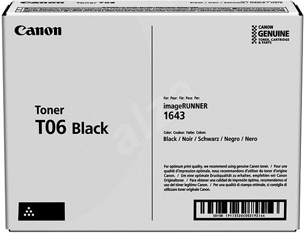 TONER T06 BLACK CARTR. CANON 