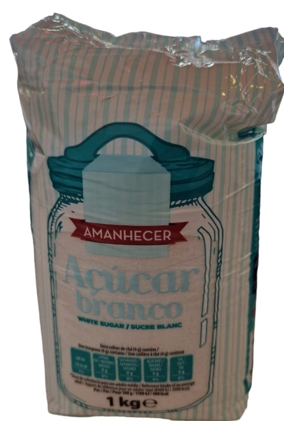 AÇUCAR BRANCO AMANHECER PLÁSTCO  1Kg