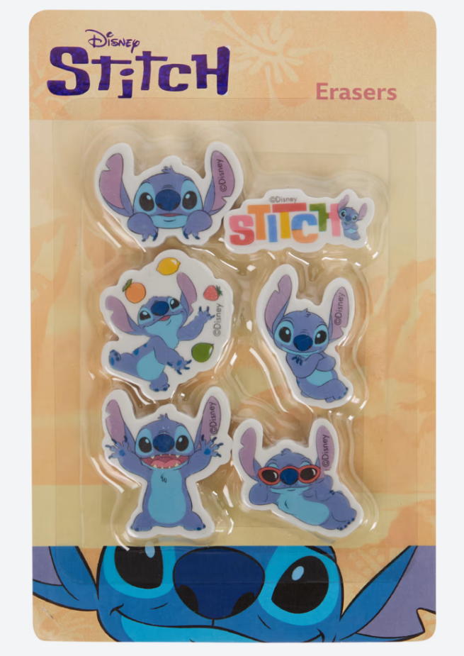 Conjunto 6 Borrachas Stitch 