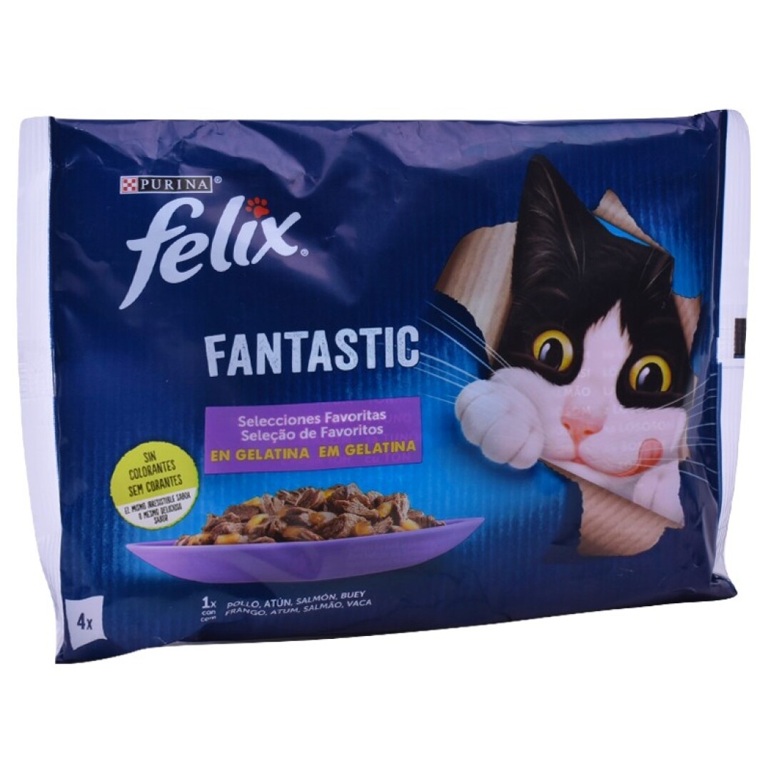 FELIX GELATINA FANTASTIC FAVORITOS 4X85