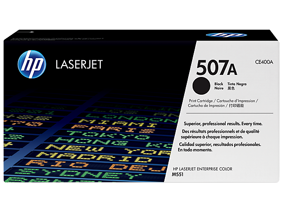 TONER HP CE400A * M551 PRETO (6,000 PAGES) 507A