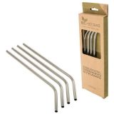 Palhinhas de Inox x 50 (6mm x 215mm) curvas